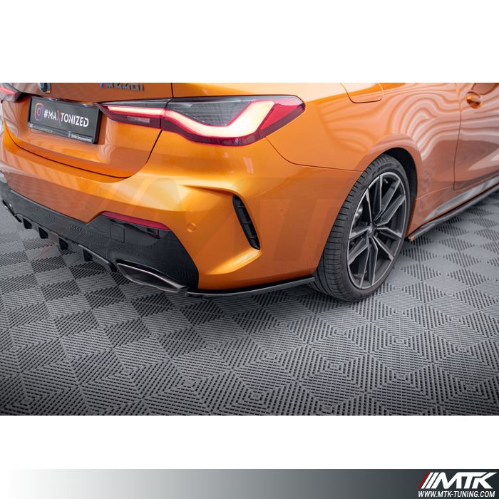 Lames latérales arrière Maxton V1 BMW Serie 4 G22 Pack-M Coupé et cabriolet 2020>